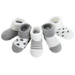 Z-Chen Baby - Mädchen Calze Donna Damensocken, grigio, 6-12 Monate EU von Z-Chen