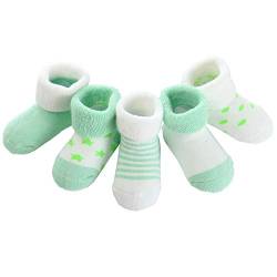 Z-Chen Baby-Mädchen Calze da Donna Damensocken, Verde, 0-6 MESI von Z-Chen