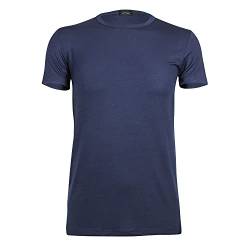 Z ZENZERO' 1959-1 Pack Herren T-Shirt - Einfarbig - Aus Modaler Baumwolle - Stretchgewebe (Blau, M) von Z ZENZERO' 1959