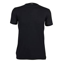 Z ZENZERO' 1959-1 Pack Herren T-Shirt - Einfarbig - Aus Modaler Baumwolle - Stretchgewebe (Schwarz, XXL) von Z ZENZERO' 1959