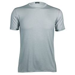 Z ZENZERO' 1959-1 Pack Herren T-Shirt - Einfarbig - Stretch Baumwolle (Grau, XL) von Z ZENZERO' 1959