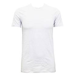 Z ZENZERO' 1959-1 Pack Herren T-Shirt - Einfarbig - Stretch Baumwolle (Weiß, XL) von Z ZENZERO' 1959