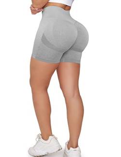 ZAAYO Scrunch Butt Sports Shorts F¨¹r Damen Push Up Booty Nahtlos Biker Yoga Fitness Gym Shorts von ZAAYO