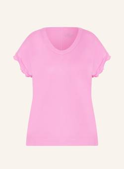 Zaída T-Shirt Mit Rüschen pink von ZAÍDA