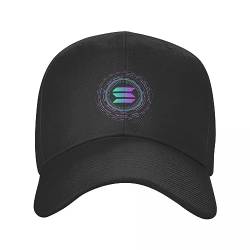 Basecap Solana Crypto SOL Token Baseballmütze Rave Golf Cap Angelkappen Herren Mütze Damen Geschenk von ZAMASS