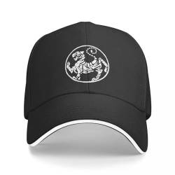 ZAMASS Basecap Shotokan Tiger Japanisches Karate-Symbol Baseballkappe Trucker-Mütze Neu im Hut Boonie-Hüte Golfbekleidung Herren Damen Geschenk von ZAMASS