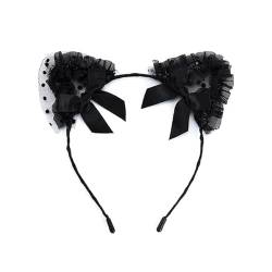 Spitze Katzenohren Stirnband Frauen Mädchen Haarband Party Dekoration Sexy Schöne Cosplay Halloween Kostüm Haarschmuck von ZANZER