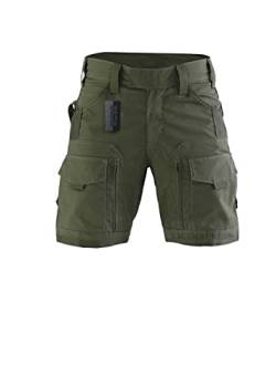 ZAPT Taktische Shorts Military EDC Cargo Short Wandern Outdoor Camo Shorts Multi Taschen Herren, Ranger Green, Groß von ZAPT