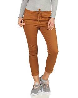 ZARMEXX Damen Chino Hose Stretch legere Schlupfhose Baumwollhose mit elastischem Bund Streetwear von ZARMEXX