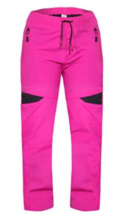 ZARMEXX Kinder Thermohose Jungen Mädchen Outdoor Trekking Herbst Winter Schneehose Skihose Wanderhose (2014pink, 140) von ZARMEXX