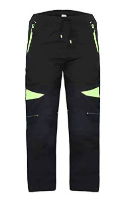 ZARMEXX Kinder Thermohose Jungen Mädchen Outdoor Trekking Herbst Winter Schneehose Skihose Wanderhose (2014schwarz, 152) von ZARMEXX