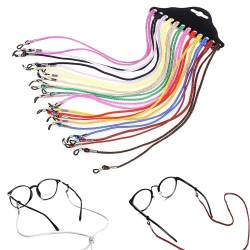 ZARRS Brillenband, 12 Stück, mehrfarbig, für Sportbrillen im Freien, 12 Farben von ZARRS