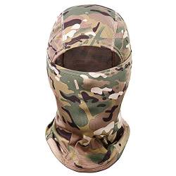 ZARRS Sturmhaube,Balaclava Tarnung Vollmaske Winddicht Leicht Balaclavas Männer Frauen für Outdoor Motorrad Radfahren Sport Nylon von ZARRS