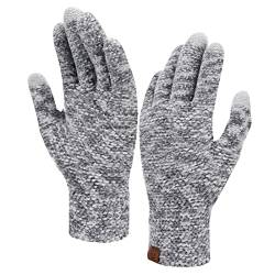 ZASFOU Damen Winter Touchscreen Handschuhe für kaltes Wetter, Chenille Warme SMS Handschuhe für Radfahren Fahren Laufen von ZASFOU