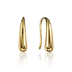 Zavana Kleine Tränen-Ohrringe für Damen und Mädchen, süße kleine Tropfen-Ohrringe für Frauen in Gold, hochwertiger Modeschmuck von ZAVANA