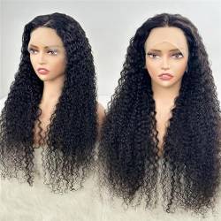 13 × 4 volle spitzen menschliche Perücken, gerade Körperwelle, tiefe Welle, Wasserwelle, Jerry Curly, Kinky Curly, Kinky Straight, 200% Dichte(#NC-DW,16inch/40cm) von ZBYXPP