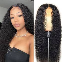 13 × 4 volle spitzen menschliche Perücken, gerade Körperwelle, tiefe Welle, Wasserwelle, Jerry Curly, Kinky Curly, Kinky Straight, 200% Dichte(#NC-JC,20inch/50cm) von ZBYXPP