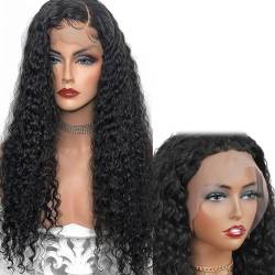 13 × 4 volle spitzen menschliche Perücken, gerade Körperwelle, tiefe Welle, Wasserwelle, Jerry Curly, Kinky Curly, Kinky Straight, 200% Dichte(#NC-WW,18inch/45cm) von ZBYXPP