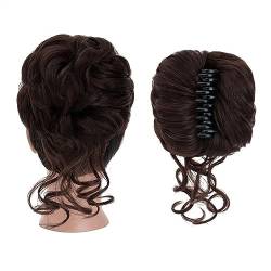 Haarteil Haargummi Synthetischer Haarknoten mit Klaue, Chignon for Frauen, unordentliche, lockige Haarknoten, Clip-in-Pferdeschwanz-Haarverlängerungen, flauschige, natürliche, falsche Pferdeschwanz-Ha von ZCX88CXY