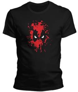 Deadpool Comic Hero T-Shirt Herren Fun Shirt XS-4XL Edition 4 (L) von ZDesignONE