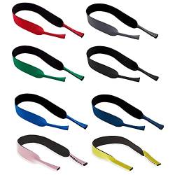 8 Stücke Eyewear Strap Brillenband Neopren Brillen Halter Schwimmen Sport Brillenband Schwimmend Sonnenbrillen Bänder Sonnenbrillen Halter Gurte für Sportbrillen Sonnenbrillen & Lesebrillen -Universal von ZEACCT