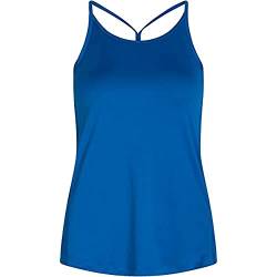 ZEBDIA Damen Zebdia Women Sports Strap Top Blue T Shirt, Blau, XL EU von ZEBDIA