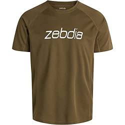 ZEBDIA Men's Mens Sports Front Print Army T-Shirt, S von ZEBDIA
