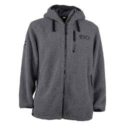 ZECK - wärmende Teddy Jacke, Sherpa-Fleece-Jacke Grau - Teddy Jacket Grey L von ZECK