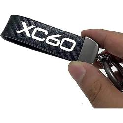 ZENAHA Auto Schlüsselanhänger, Für Volvo XC40 XC60 Auto Schlüsselanhänger Autoschlüssel Zubehör Unisex Personalisierter Geschenk,B von ZENAHA