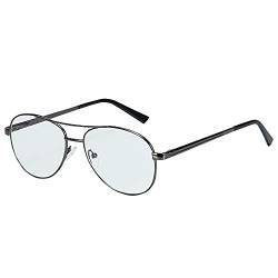 ZENOTTIC Blaulicht Blocker Brille Leichte Pilotenbrille mit modischem Metallrahmen für Männer und Frauen mit Anti Blaulicht Linsen von ZENOTTIC