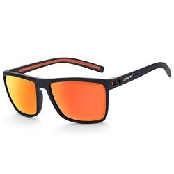 ZENOTTIC Polarisierte Sonnenbrille Herren Leichte TR90 Rahmen UV400 Schutz Quadrat Sonnenbrillen von ZENOTTIC