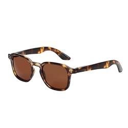 ZENOTTIC Retro Sonnenbrille Polarisiert für Herren Damen Klassische Vintage Quadratische Sonnenbrille 100% UV-Schutz von ZENOTTIC