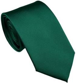 ZENXUS Extra lange solide Krawatte für Herren, groß und groß, 160 oder 177,8 cm, XL einfarbige Krawatten, 21 Hunter Green, 178 cm-XXL von ZENXUS