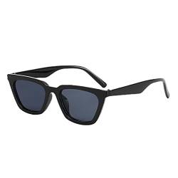 ZENYS Quadratische Cat-Eye-Sonnenbrille Mit Kleinem Rahmen For Damen Und Herren (Color : A, Size : 1) von ZENYS