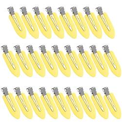 ZEVONDA 26 PCS Keine Falten Haarspangen - Keine Biegung Haarspangen Make-up Haarspangen Haarstyling Clips Friseur Haarnadeln für Mädchen Frauen (Gelb) von ZEVONDA