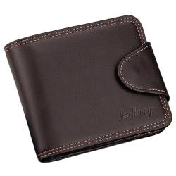 ZEWZI Geldbörse Herren Leder mit Reißverschluss-Münztasche Slim Wallet Herren Geldbeutel Groß Querformat Portemonnaie für Männer von ZEWZI