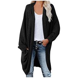 ZGNB Strickjacke Damen,Damen Langarm Strickjacke Cardigan Strickcardigan mit Knopf S-XXL Sweatshirt von ZGNB