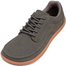 ZGPWZWL Barfußschuhe Herren Schuhe Weit Zehenschuhe Fitnessschuhe Barfuss Sportschuhe Fitnessschuhe Leichtgewichts Sneakers,Dunkelgrau EU 40 von ZGPWZWL