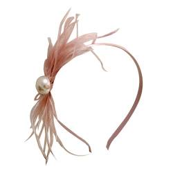 Vintage Fascinator Stirnband Exquisit Für TeaParty Hochzeit Kostüm Elegante Dame Kopfbedeckung Für Hochzeit Fascinator von ZHENBYR