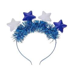 ZHENBYR LED-Stern-/Glühbirnen-Stirnband, Haarreif, leuchtende Stirnbänder für Erwachsene, Teenager, Karneval, Party, Fotografie, Zubehör, leuchtende Stirnbänder für Frauen, Partyzubehör, leuchtende von ZHENBYR