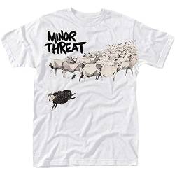 Minor Threat 'Out of Step' T-Shirt White L von ZHINAN