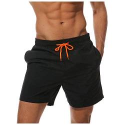 ZHISHIMEIM Herren Schwimmhose Badeshorts Sommer Strand Uv Durchlässige Atmungsaktiv Wasserabweisend Schnelltrockend Badehosen Beachvolleyball Strand Und Surfen von ZHISHIMEIM