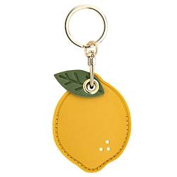 ZHONG AN Schlüsselbund schlüsselanhänger personalisiert Tasche Anhänger Air Tag Schutzhülle Geschenk - Zitrone von ZHONG AN