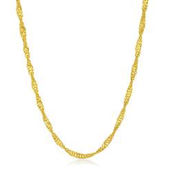 ZHOU LIU FU 24 Karat / 999 Gold Gelbgold Kette Unisex 42cm von ZHOU LIU FU