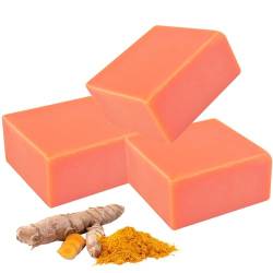 Kurkuma -Seife 3 Einheiten für alle Arten von Haut Seife Hydratante tief sauber von ZHOUBINGBING