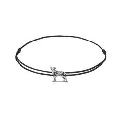 ZILIA Jewelry Dalmatian Dog Bracelet Black L von ZILIA