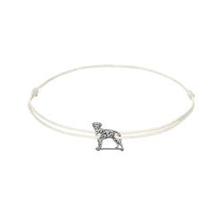 ZILIA Jewelry Dalmatian Dog Bracelet Cream L von ZILIA