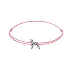 ZILIA Jewelry Dalmatian Dog Bracelet Pink M von ZILIA