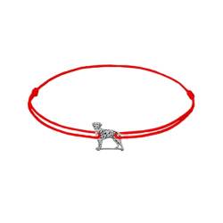 ZILIA Jewelry Dalmatian Dog Bracelet Red L von ZILIA