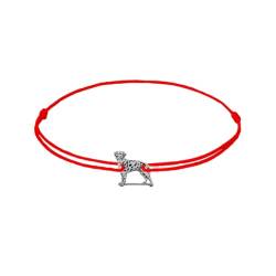 ZILIA Jewelry Dalmatian Dog Bracelet Red M von ZILIA